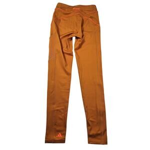 Ivy park Adidas colab orange S small Tangerine active high rise leggings EUC